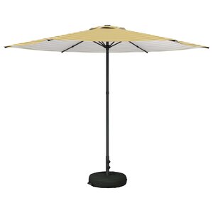 vidaXL Parasol de jardin avec base 300 x 300 cm Polyester