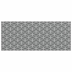 vidaXL Tapis d'extérieur ARAKIL Gris et blanc 250 x 600 cm PP