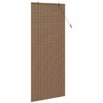 vidaXL Store de Fenêtre Géométrique Marron 90 x 220 cm Bambou