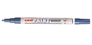 Marqueur PAINT Marker PX21 Pointe conique fine 0 8 - 1 2mm Bleu Clair x 12 UNI-BALL