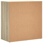 vidaXL Buffets 2 Pièces chêne sonoma 79x38x80 cm bois d'ingénierie