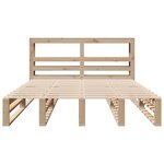 vidaXL Cadre de lit sans matelas 140x200 cm bois massif de pin