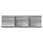 vidaXL Armoire murale 100x16 5x30 cm sonoma gris bois d'ingénierie