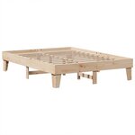 vidaXL Cadre de lit sans matelas 140x190 cm bois de pin massif