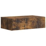 vidaXL Table d'appoint murale 87 5 x 34 5 x 17 cm Bois d'ingénierie