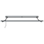 Auvent rétractable manuel vidaXL Anthracite 300x250 cm