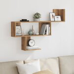 vidaXL Étagère murale chêne artisanal 100x15x70 cm bois d'ingénierie