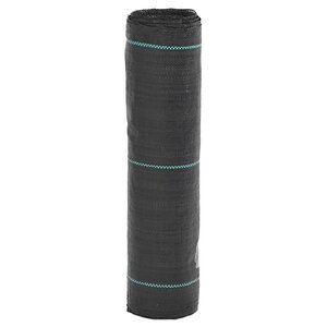 vidaXL Membrane anti-mauvaises herbes noir 0 5x200 m PP