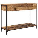 vidaXL Table console Bois Ancien 100 x 34 5 x 75 cm Bois d'ingénierie