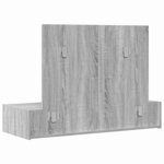 vidaXL Table de Toilette Gris 100 x 40 x 70 cm Bois d'ingénierie