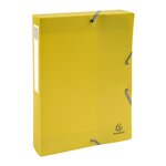 Boîte de classement plastique forever young exacompta - dos 4 cm couleurs assorties - lot de 4