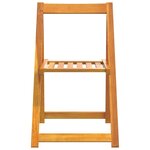 vidaXL Chaises pliables de jardin lot de 8 Bois d'acacia massif