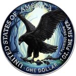 Pièce de monnaie en Argent 1 Dollar g 31.1 (1 oz) Millésime 2025 Queens of Darkness MALEFICENT FOREST