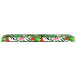vidaXL Coussin pour banc de palette Floral Multicolore 140 x 40 x 8 cm