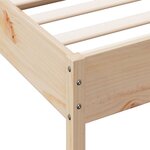 vidaXL Cadre de lit sans matelas 120x190 cm bois de pin massif
