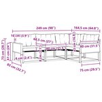 vidaXL Ensemble de canapés d'extérieur 4 pc Naturel et Crème