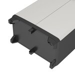Keter Armoire de rangement avec étagères Gear Noir et gris 182 cm