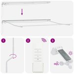 vidaXL Auvent Rétractable Automatique avec LED Beige 500x300 cm