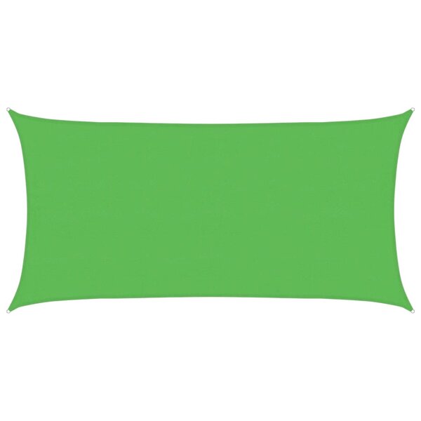vidaXL Voile d'ombrage 160 g/m² Vert clair 4x7 m PEHD