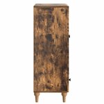 vidaXL Buffet Chêne fumé 66 x 34 5 x 95 cm Bois d'ingénierie