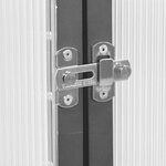 vidaXL Serre avec cadre de base anthracite 169x114x195 cm aluminium