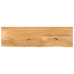 vidaXL Dessus de table à bord vivant 100x20x3 8cm bois massif manguier