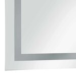 vidaXL Miroir à LED pour salle de bains et capteur tactile 60x80 cm
