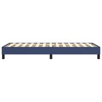 vidaXL Cadre de lit Bleu 90x190 cm Tissu