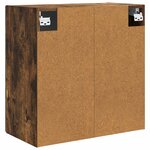 vidaXL Armoire Murale Chêne fumé 59 x 31 x 60 cm Bois d'ingénierie