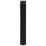 vidaXL Pieds de table basse 2 pièces Noir 28 x (42-43 3) cm Acier