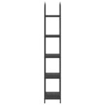 vidaXL Étagère Chêne noir 60 x 30 x 183 cm Bois d'ingénierie