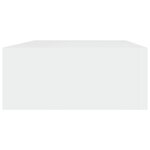 vidaXL Étagère à tiroir murale Blanc 40x23 5x10 cm MDF