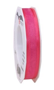 Organza marseille 25-m-rouleau 15 mm  corail