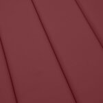 vidaXL Coussin de chaise longue rouge bordeaux mélangé 186x58x4 cm