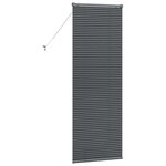 vidaXL Store de Fenêtre Gris foncé 80 x 130 cm Aluminium