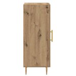vidaXL Buffet chêne artisanal 34 x 34 5 x 90 cm Bois d'ingénierie