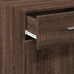 vidaXL Buffet chêne marron 45x42 5x93 cm bois d'ingénierie