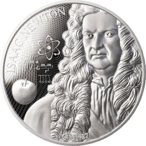 Monnaie ISAAC NEWTON Science Explained 1 Oz Argent 2$ Niue 2025