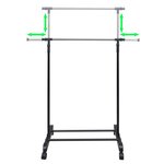 vidaXL Porte-manteaux réglables 2 Pièces 1 rail d'accrochage