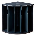 Trieur d'angle 5 compartiments exacompta - noir/gris