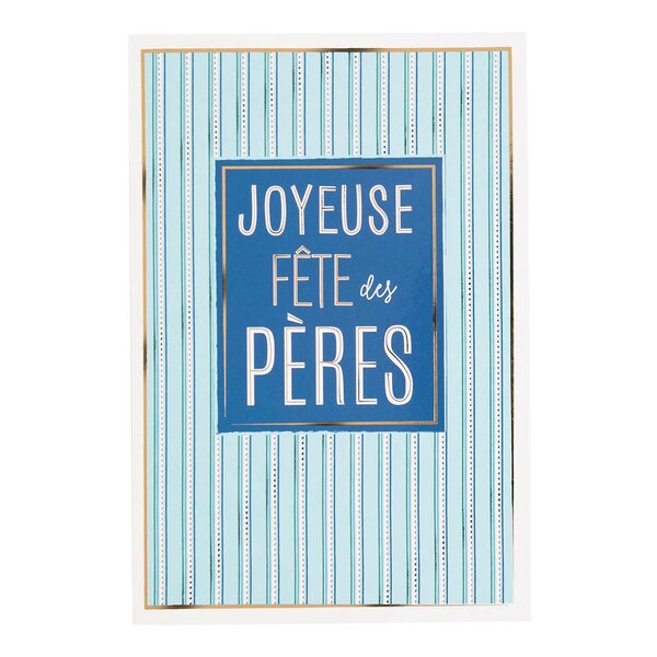Carte Fête Des Pères - Joyeuse Fête - Draeger paris