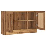 vidaXL Buffet chêne artisanal 120x30 5x70 cm bois d'ingénierie
