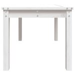 vidaXL Table de jardin blanc 82 5x50 5x45 cm bois massif de pin