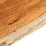 vidaXL Dessus de table 100x60x3 8cm rectangulaire bois massif d'acacia