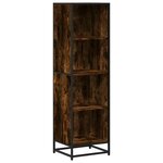 vidaXL Bibliothèque chêne fumé 40x35x139 cm bois d'ingénierie