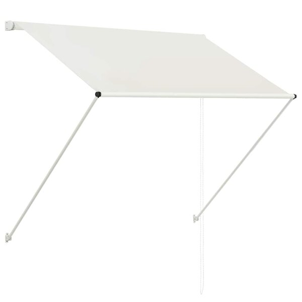 vidaXL Auvent rétractable 100x150 cm Crème