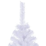 vidaXL Arbre de Noël artificiel et support Acier 210 cm 910 branches