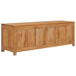 vidaXL Meuble TV 115 x 30 x 40 cm bois de teck massif
