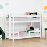 Lit superposé enfant ULURU 142 cm blanc