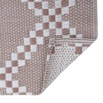 vidaXL Tapis d'extérieur ARAKIL marron 120x180 cm PP